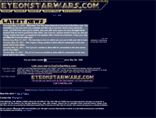 Tablet Screenshot of eyeonstarwars.com